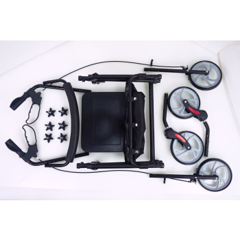 CARBON - Podpórka czterokołowa aluminiowa 3